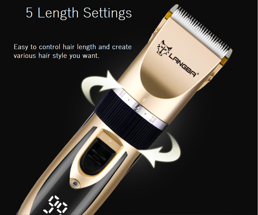 Máquina de tosquiar animais de estimação sem fio D88