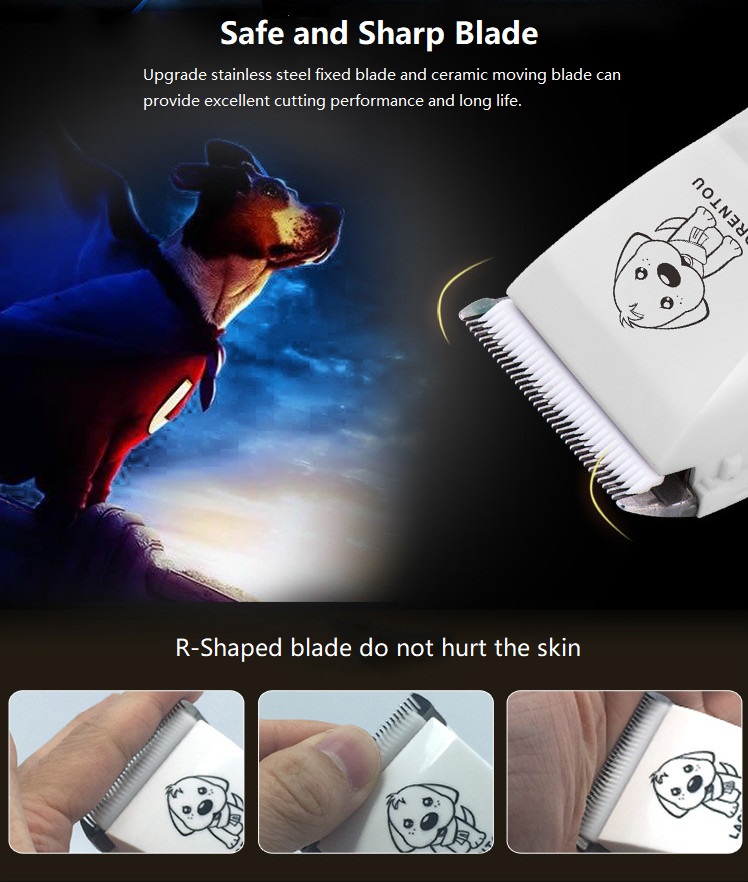 Máquina de tosquiar sem fio para animais de estimação P56