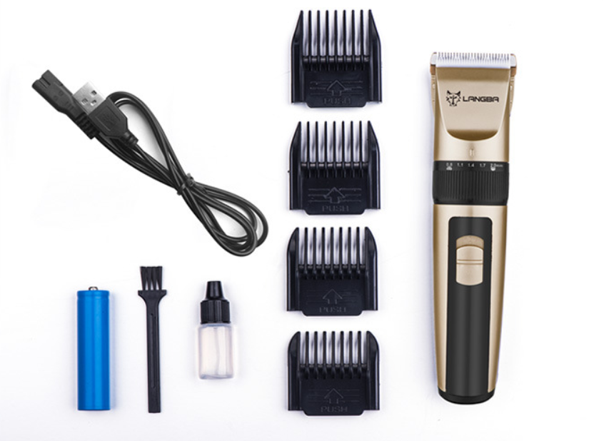 Máquina de tosquiar sem fio para animais de estimação P65 usb